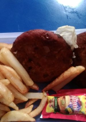 A picture of Veg kabab.