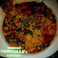 A picture of Egusi soup.