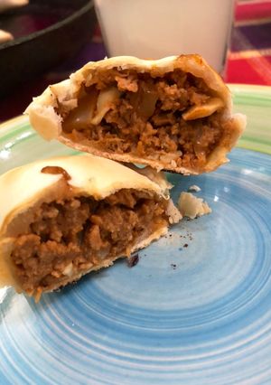 Una foto de Empanadas vegetarianas de soja texturizada 🥟
