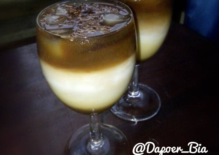 Resep Es Kopi Susu Gula Aren Anti Gagal