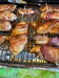 Bacon wrapped chicken