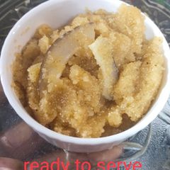 A picture of Kesari rava Halwa.