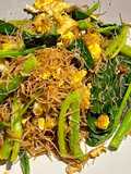 Stir-Fried Brown Rice Vermicelli with Scrambled Eggs (Pad See Ew)