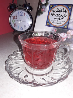 عکسی از دستور دمنوش آلبالو تازه
