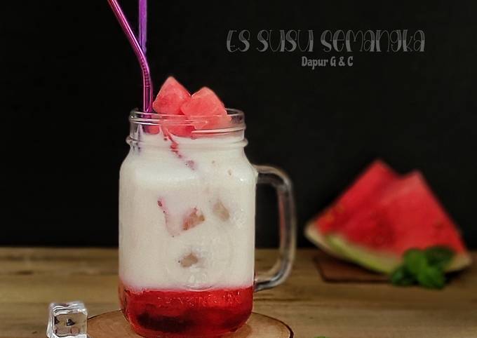 Resep Es Susu Semangka Oleh Dapur G C Cookpad