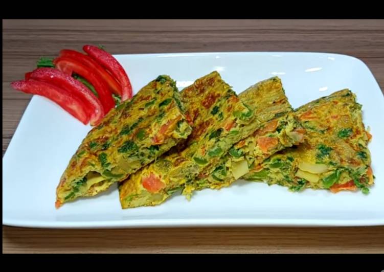 Recipe of Homemade Vegetables omelette