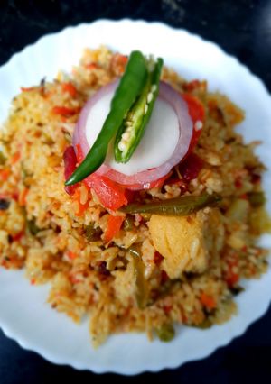A picture of Vegetable Pulaw.