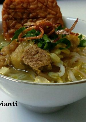 Foto resep Soto bening sapi