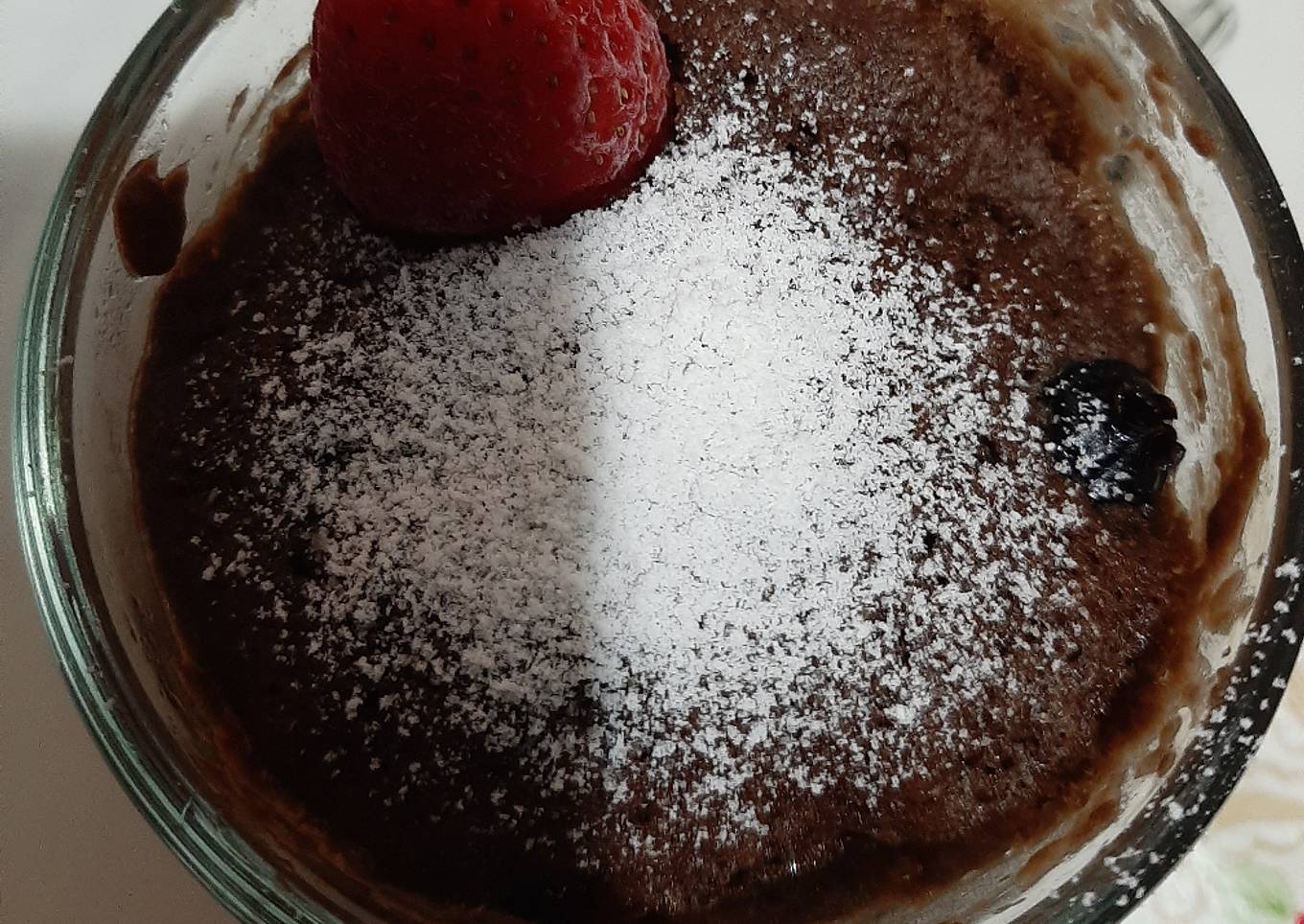 Mug cake de chocolate