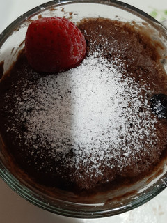 Una foto de Mug cake de chocolate