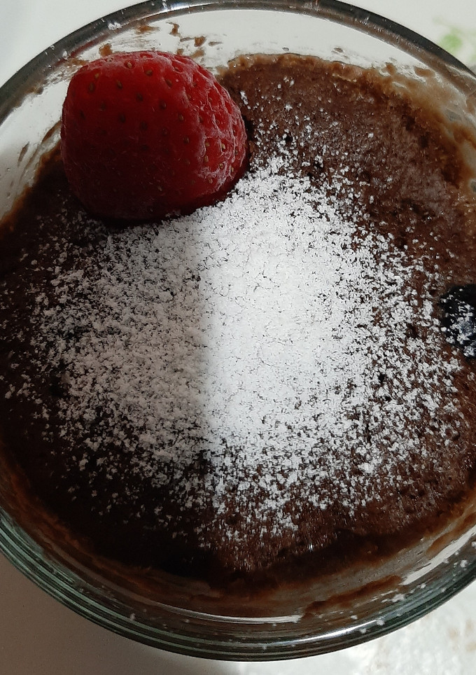 Una foto de Mug cake de chocolate
