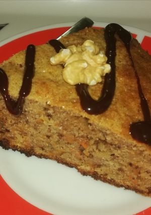 صورة لوصفة كيكة الجزر على طريقتي 😋