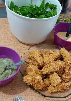 Una foto de Crispy de pollo saludables
