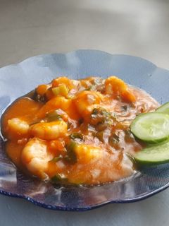 Foto resep Udang asam manis saori