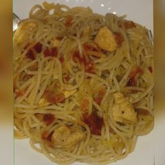 A picture of Chicken noodles.