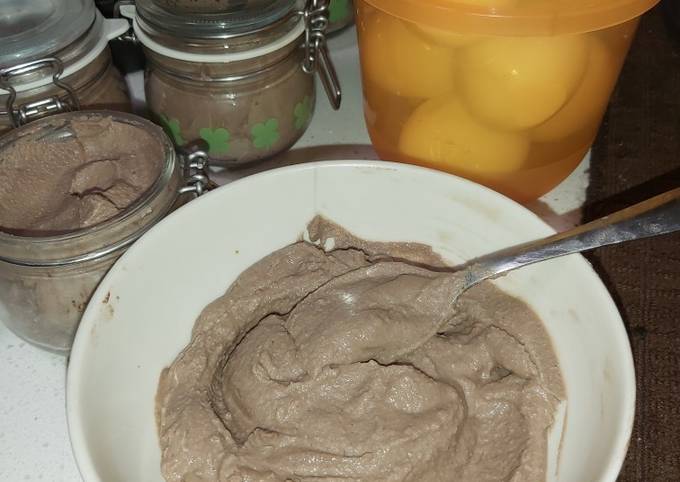 Steps to Prepare Super Quick Homemade Hard boiled egg chocolate mousse