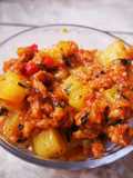 Picadillo de papa con chorizo