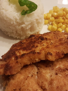 Una foto de Pollo Apanado con Amor