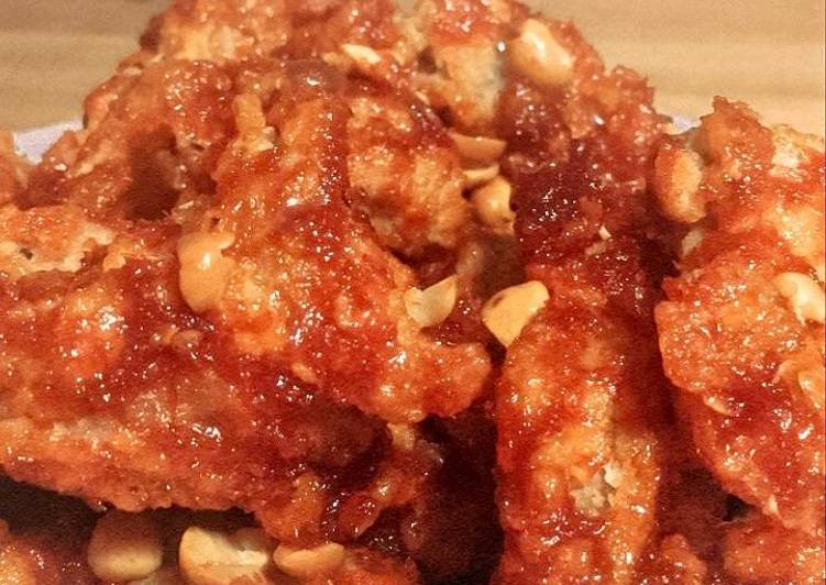 Bagaimana Menyiapkan DakGangJeong / Ayam goreng korea &#34;sweet n crunchy&#34; yang Bisa Manjain Lidah