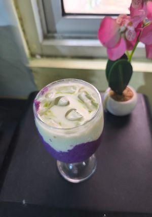 Foto resep Halaya Ubi Kental Manis Matcha