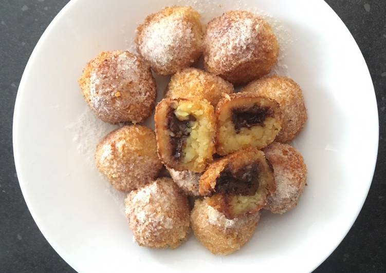 Tape Goreng Isi Coklat