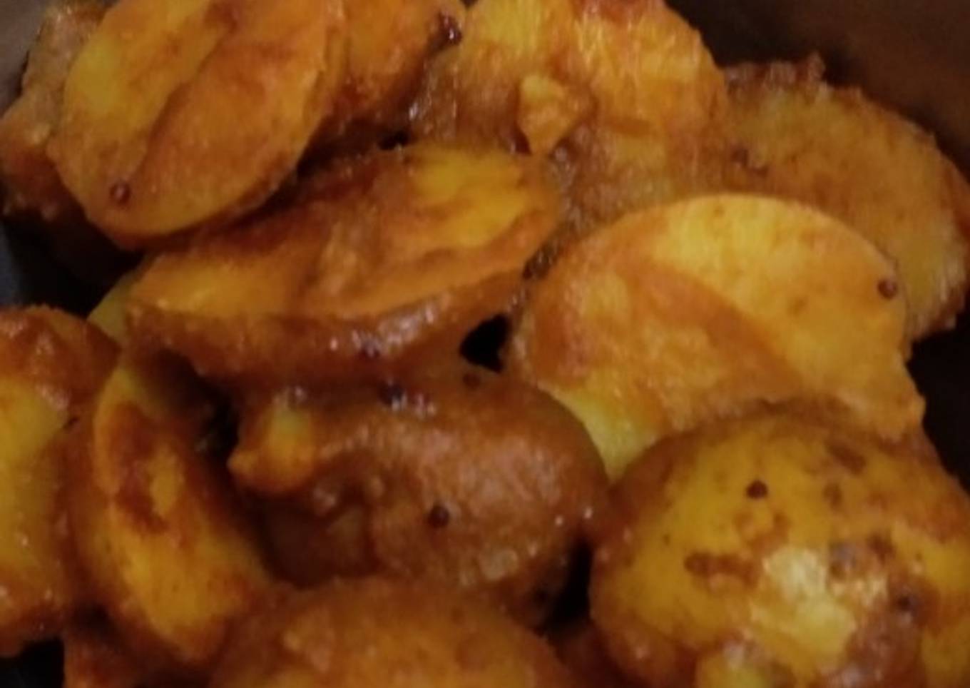 M's chilli Baby Potatoes