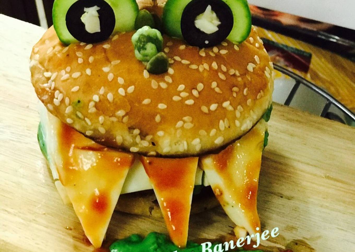 Recipe of Favorite Cutie-Pie Monster Burger
