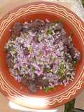 Moroccan Grilled Kefta with Fresh Onion & Parsley
