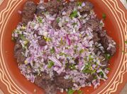 A picture of lamb kofta