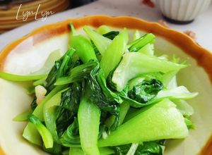 Hình của món 🔸️CẢI THÌA XÀO TỎI.