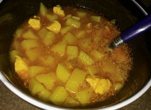 Una foto de Papas con carne