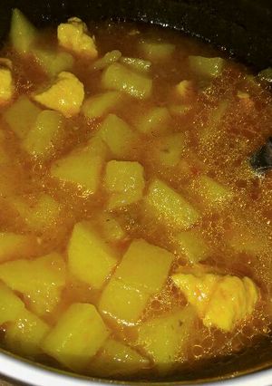 Una foto de Papas con carne