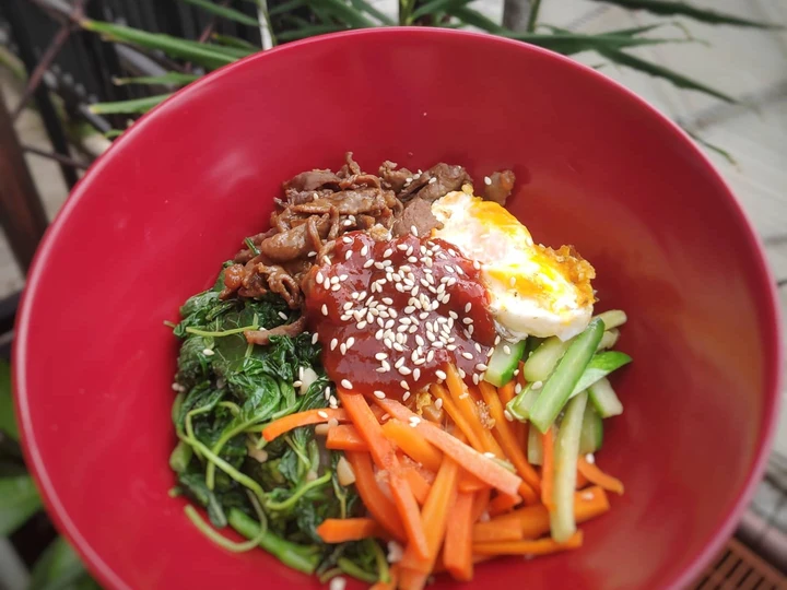 Easy Steps Prepare Recipes 02. Bibimbab the Can Spoil the Tongue So Delicious.
