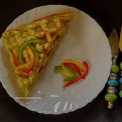 A picture of Savoury Waffle Sandwich.