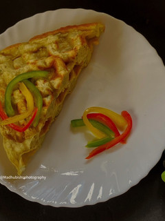 A picture of Savoury Waffle Sandwich.
