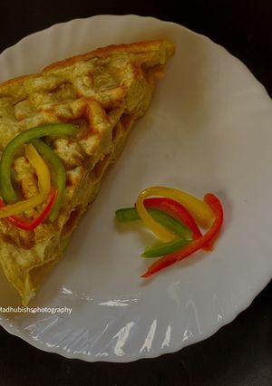 A picture of Savoury Waffle Sandwich.