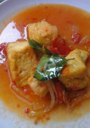 Foto resep Tahu kuah pedas