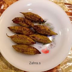 A picture of Stuffed karela.