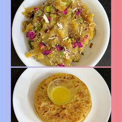 A picture of Sweet Potato 🍠 Puran poli.