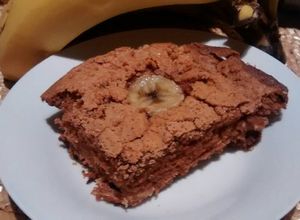 Una foto de Brownie con cambur