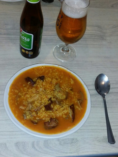 Una foto de Arroz meloso de foie y setas