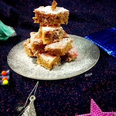 A picture of Gel velvet drifruit cake bytes.