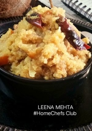 A picture of Broken Quinoa Coconut Upma.