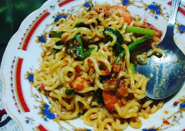 Resep Indomie udang bumbu aceh #solusisisibuk, Menggugah Selera