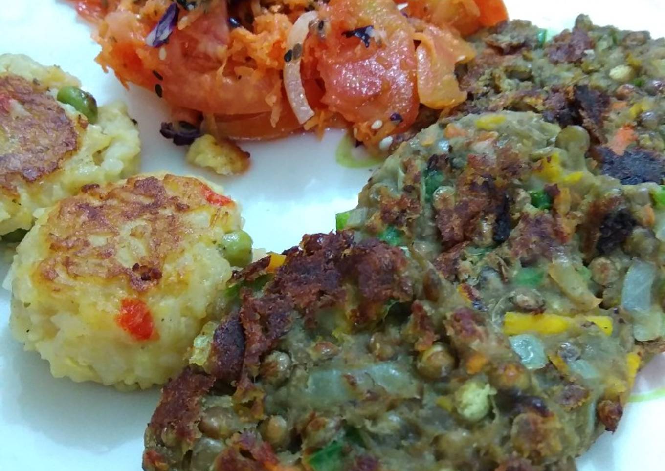 Hamburguesas de lentejas