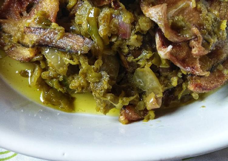 Sambal Ijo Anak Gabus