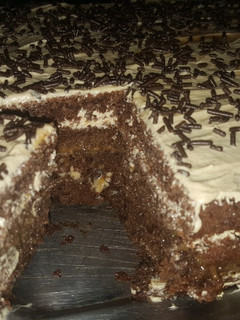 Una foto de Torta de café con dulce de leche