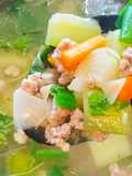 แกงจืดแตงกวาหมูสับ