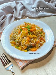 Foto resep Tumis Kecambah Pelangi