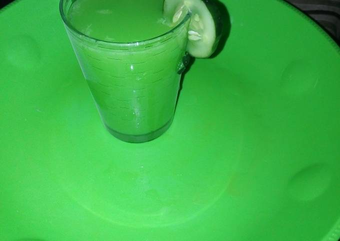 Mint leaf and cocumber drink Recipe